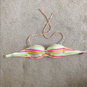 Rainbow VS bikini top with removable straps